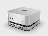 Najnowszy produkt firmy RayCue to dość kompaktowe rozwiązanie umożliwiające dodanie większej liczby portów i pamięci masowej do nowego komputera Mac mini. (Źródło zdjęcia: RayCue)