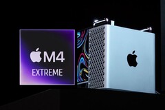 Skoro SoC M4 Extreme nie jest już dostępny, nadchodzący Apple Mac Pro prawdopodobnie będzie musiał zadowolić się M4 Ultra. (Źródło zdjęcia: Apple, edytowane)