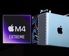 Skoro SoC M4 Extreme nie jest już dostępny, nadchodzący Apple Mac Pro prawdopodobnie będzie musiał zadowolić się M4 Ultra. (Źródło zdjęcia: Apple, edytowane)