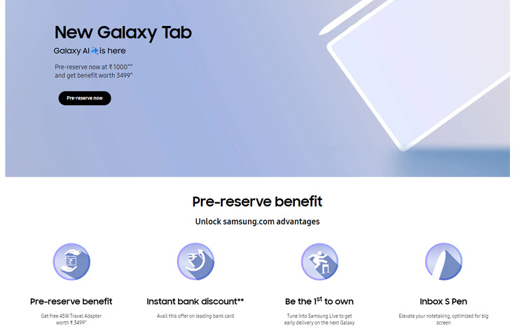 Zalety przedsprzedaży Galaxy Tab S10 (Źródło zdjęcia: Samsung)