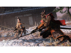 Zrzut ekranu z gry Sekiro: Shadows Die Twice przedstawiający walkę w grze. (Źródło obrazu: Steam)