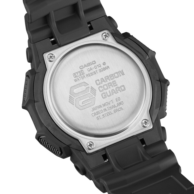 Casio G-Shock GA-B010 prawdopodobnie będzie również wyposażony w strukturę Carbon Core Guard. (Źródło zdjęcia: Casio)