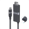 Kabel Anker Nano USB-C do HDMI z portem wejściowym 140 W. (Źródło obrazu: Anker)