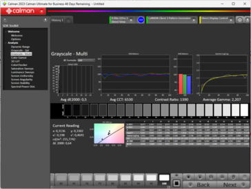 Calman ColorChecker tryb normalny