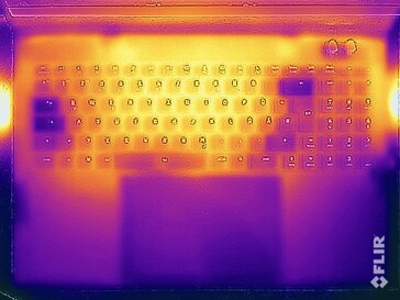 Test naprężeń temperatury powierzchni (górna strona)