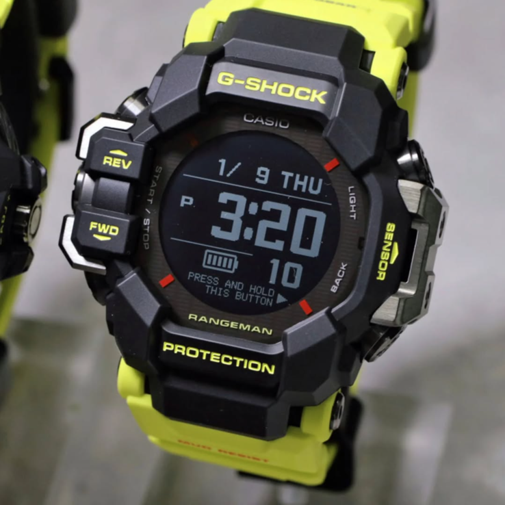 Casio G-Shock GPR-H1000RY-1A9JF Rangeman jest najbardziej premium z całej trójki, wyceniony na 73 700 jenów (~ 478 USD). (Źródło zdjęcia: @geesgshock na Instagramie))