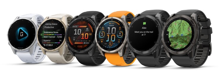 Warianty Garmin Fenix 8 (źródło zdjęcia: Garmin)