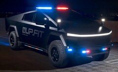 UP.FIT prezentuje pojazd Cybertruck Next-Gen Patrol dla organów ścigania. (Źródło: UP.FIT)