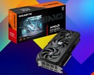 AMD Radeon RX 9070 XT ma fabrycznie zwiększone taktowanie do 2970 MHz. (Źródło zdjęcia: Gigabyte, Unsplash, edytowane)