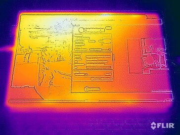 Test naprężeń temperatury powierzchni (przód)