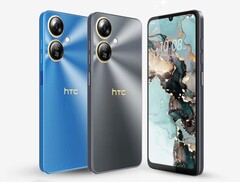 HTC Wildfire E5 Plus jest dostępny w kolorze niebieskim i czarnym. (Źródło zdjęcia: HTC)