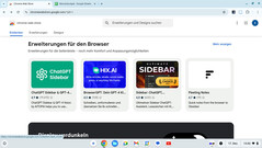 Chrome Web Store oferuje rozszerzenia do przeglądarki.