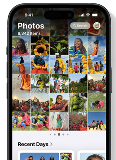 iOS 18 wprowadza gruntowne zmiany w aplikacji Zdjęcia. (Zdjęcie za pośrednictwem Apple)
