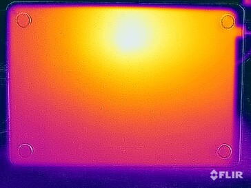 Test naprężeń temperatury powierzchni (dół)