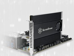 ECM40: Karta PCIe dla komputerów PC. (Źródło obrazu: SilverStone)