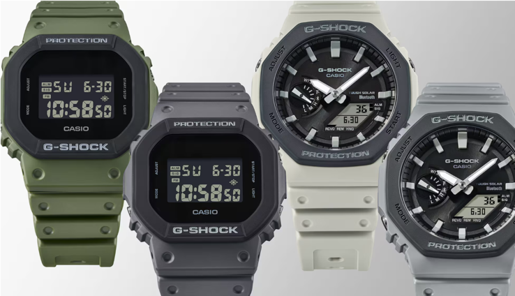 Kompletna seria Casio G-Shock Urban Utility. (Źródło zdjęcia: Casio)