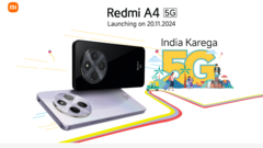 Redmi A4 5G zostanie wprowadzony na rynek 20 listopada w Indiach (Źródło zdjęcia : Xiaomi)