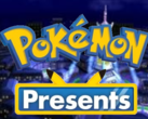 Na zdjęciu: Logo Pokemon Presents z Lumiose City w tle: (Źródło zdjęcia: Game Freak z poprawkami)