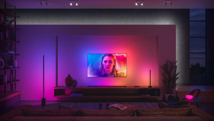 Philips Hue Sync TV jest już dostępny dla niektórych telewizorów LG. (Źródło obrazu: Philips Hue)