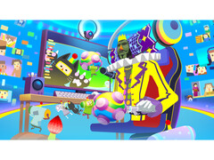 Obraz promocyjny gry Katamari Damacy Rolling Live na Apple Arcade. (Źródło obrazu: Apple)