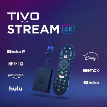 TiVo Stream 4K ma konstrukcję klucza sprzętowego, podobnie jak Chromecast z Google TV. (Źródło zdjęcia: TiVo)