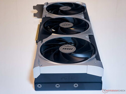 Potrójne wentylatory Torx 5.0 w RTX 5070 Ti Ventus 3X OC mogą być dość głośne pod obciążeniem