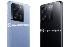 Seria Xiaomi 13T w kolorach Alpine Blue i Black. (Źródło obrazu: MySmartPrice)