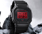 Casio G-Shock DW-5600BBR-1ER (na zdjęciu) posiada wodoszczelność 200 metrów i wielofunkcyjny system alarmowy. (Źródło zdjęcia: G-Shock UK)