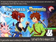 Członkowie społeczności Terraria komentują współpracę Palworld X Terraria