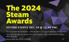 Ogłoszono wyniki The 2024 Steam Awards (źródło obrazu: Valve)