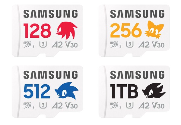 Karty microSD Sonic the Hedgehog PRO Plus zostały przemianowane na karty microSD PRO Plus. (Źródło obrazu: Samsung)