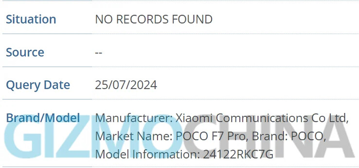 POCO F7 Pro - 24122RKC7G. (Źródło obrazu: Gizmochina)