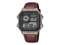 Casio AE-1200WHL-5AV z odświeżonym skórzanym paskiem. (Źródło zdjęcia: Casio)