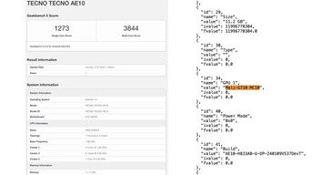 ...i bazy danych Geekbench przed premierą. (Źródło: Camera FV-5, Geekbench via MySmartPrice)