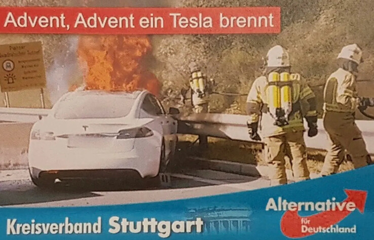 Baner reklamowy partii AFD (źródło zdjęcia: AFD)