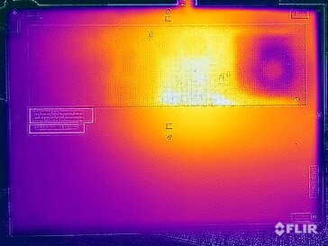 Test naprężeń temperatury powierzchni (dół)