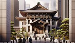 Japoński sąd (źródło: obraz wygenerowany przez DALL-E 3)