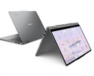 Lenovo Chromebook Plus 2-w-1 posiada 14-calowy wyświetlacz IPS z obsługą dotykową. (Źródło zdjęcia: Lenovo)