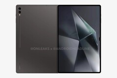 Samsung Galaxy Tab S10 Ultra render 3 (źródło obrazu: @Onleaks x @AndroidHeadline)