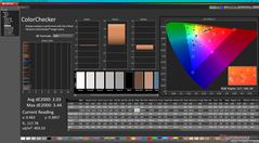 ColorChecker przed kalibracją