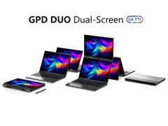 Wygląda na to, że GPD Duo upakował mnóstwo sprzętu w stosunkowo niewielkiej obudowie. (Źródło obrazu: GPD)