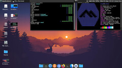 Pulpit Alpine Linux KDE (źródło obrazu: /u/grigio na Reddit)