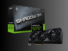 MSI RTX 5070 Ti 16G Shadow 3X (źródło obrazu: MSI)