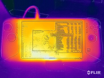 Test naprężeń temperatury powierzchni (przód)