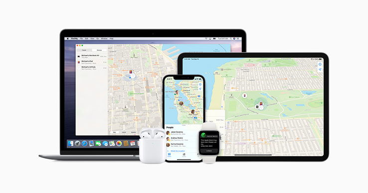 Applefunkcja Find My jest już dostępna w wielu produktach firmy. (Źródło obrazu: Apple)