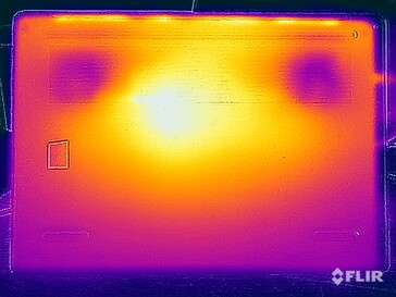 Test naprężeń temperatury powierzchni (dół)