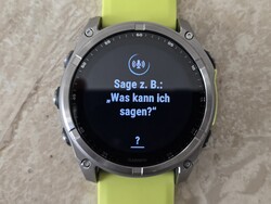 Asystent głosowy smartwatcha Garmin Fenix 8 (źródło zdjęcia: Marcus Herbrich)