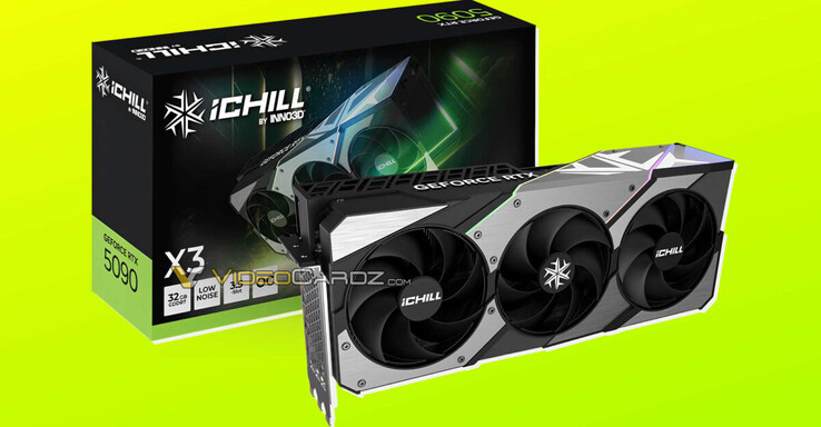 Pudełko detaliczne Inno3D Nvidia GeForce RTX 5090 (źródło obrazu: Videocardz)