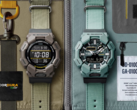 Oba modele Casio G-Shock posiadają paski wykonane z materiałów nadających się do recyklingu i barwione na naturalny kolor. (Źródło zdjęcia: Casio)