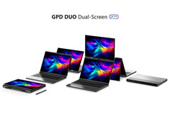 GPD Duo będzie dostępny z procesorami AMD Zen 4 lub Zen 5. (Źródło obrazu: GPD)